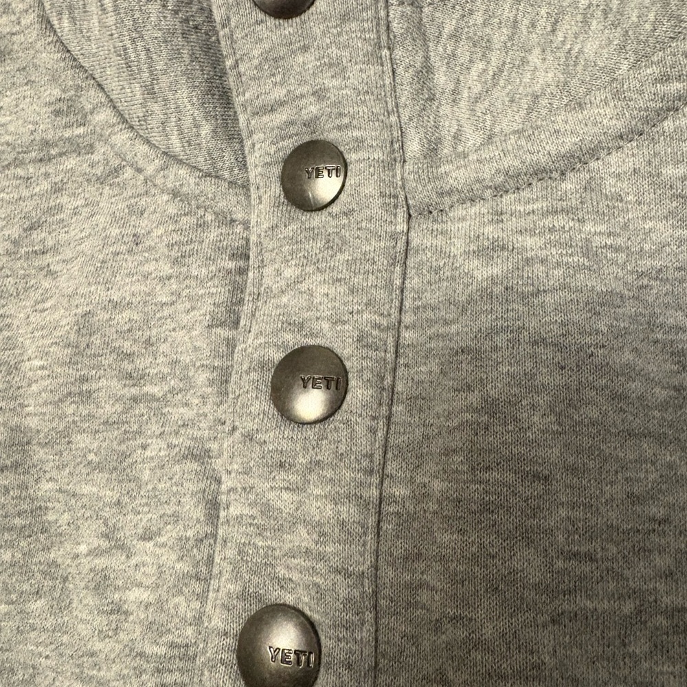 Yeti Gray snap pullover - Picture 3 of 5